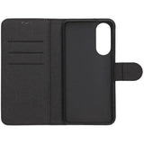 Samsung Galaxy S25 Edge Cover med Kortlommer og Standerfunktion Sort