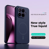 ABEEL Xiaomi 17T Pro Cover Silikone MagSafe Mørkeblå