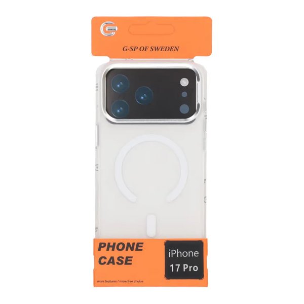 iPhone 17 Pro Cover Kameralinse MagSafe Hvid