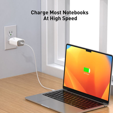 SiGN 65W Hurtiglader USB-C PD Hvid