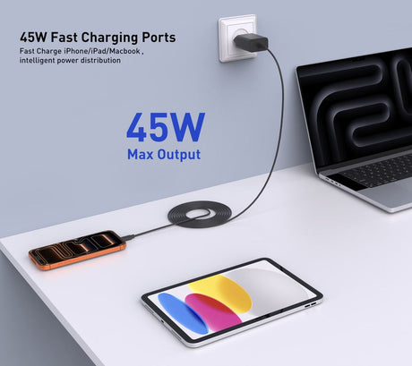 SiGN 45W Väggladdare USB-C PD Sort