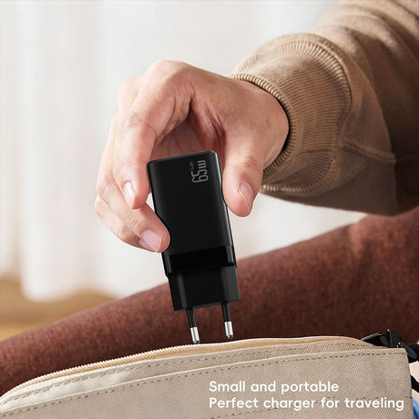 SiGN 65W Hurtiglader USB-C PD Sort