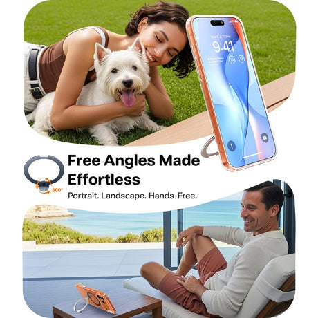 Torras iPhone 17 Pro Max Cover Ostand Q3 Spin Klar