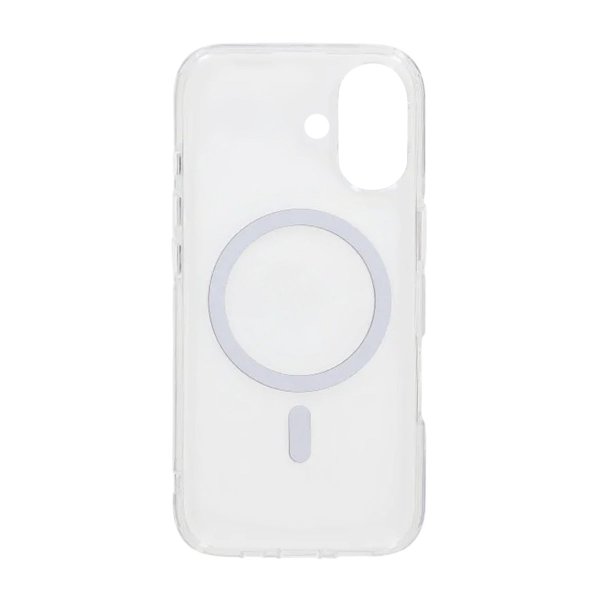 iPhone 17 Cover Transparent MagSafe Hvid