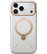 Torras iPhone 17 Pro Max Cover Ostand Q3 Vegskin Pearl Gray