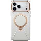 Torras iPhone 17 Pro Max Cover Ostand Q3 Vegskin Pearl Gray