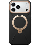 Torras iPhone 17 Pro Max Cover Ostand Q3 Vegskin Obsidian Black