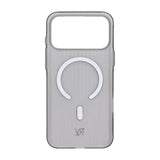 Rvelon iPhone 17 Pro Max Cover Bølget MagSafe Grå