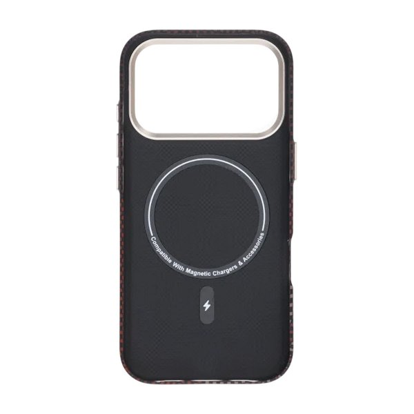 iPhone 17 Pro Max Cover Aramidfiber MagSafe Rød