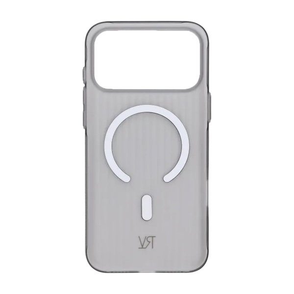 Rvelon iPhone 17 Pro Max Cover Bølgepap MagSafe Sort