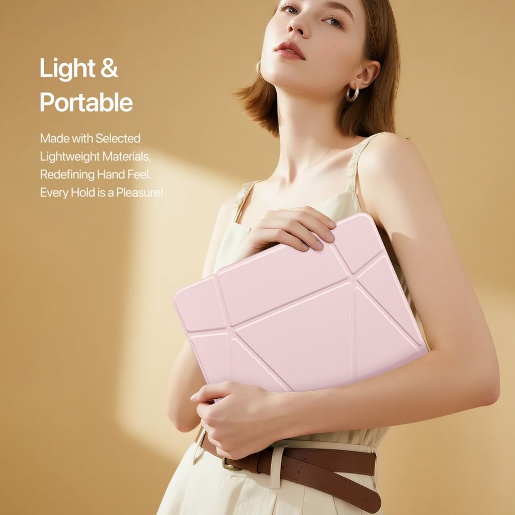 Dux Ducis Samsung Galaxy Tab S11 Ultra/S12 Ultra Etui Vers Series Lyserød