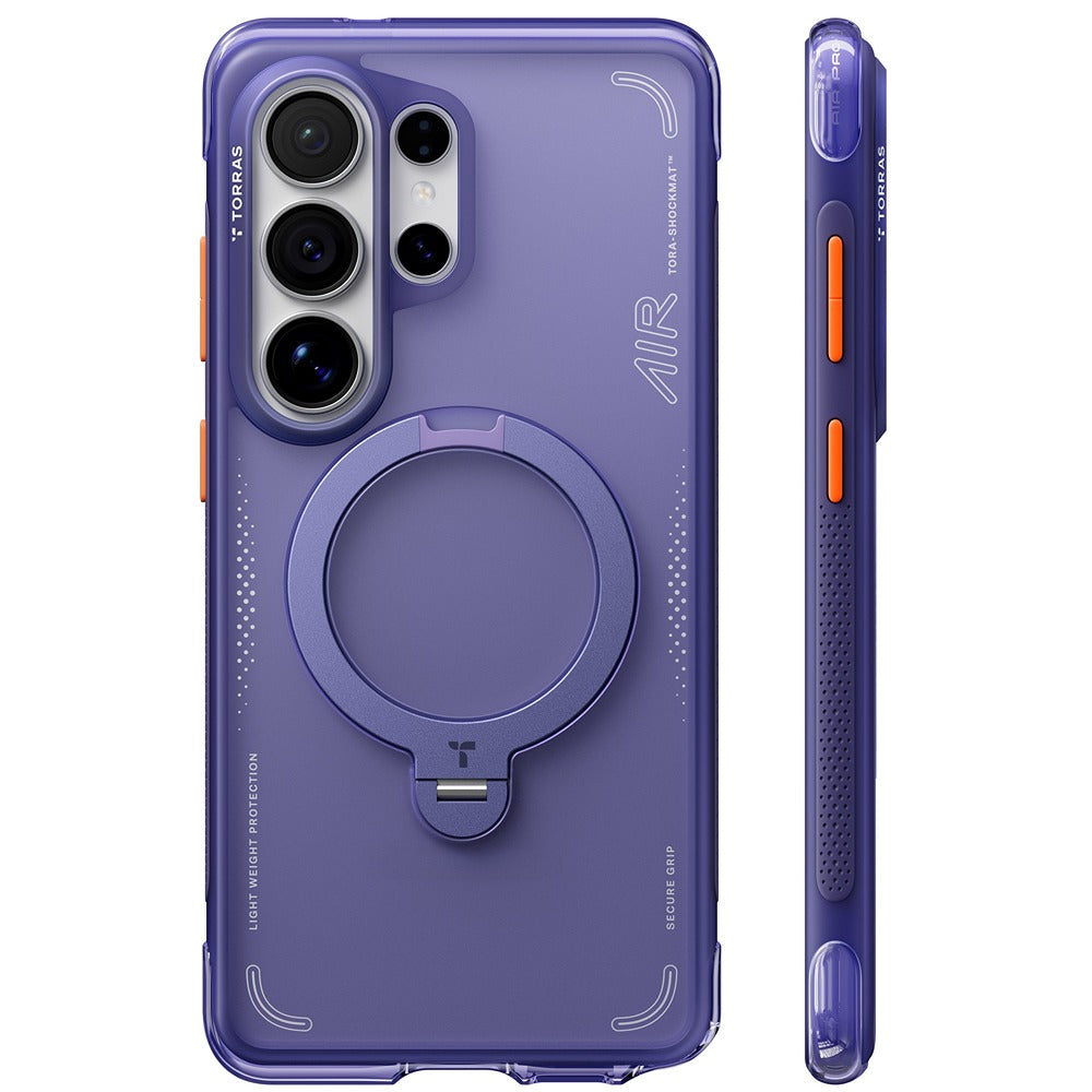 Torras Samsung Galaxy S26 Ultra Cover Ostand Q3 Air Violet Surge
