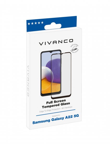 Vivanco Samsung Galaxy A22 5G Skærmbeskytter Fuld Skærm