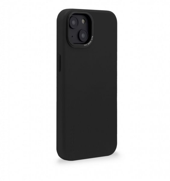 Decoded iPhone 14 Plus Cover med Læder Bagside Sort
