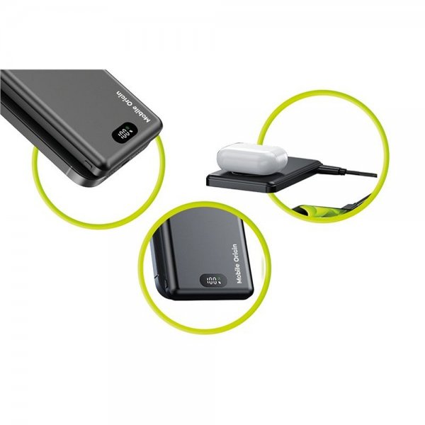 Mobile Origin 3-i-1 Powerbank 10.000 mAh MagSafe