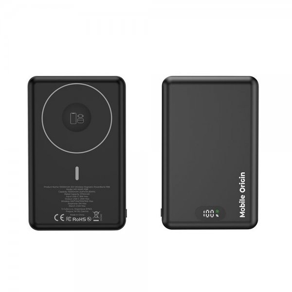 Mobile Origin 3-i-1 Powerbank 10.000 mAh MagSafe