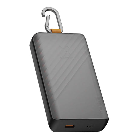Xtorm Powerbank med solcelle og lommelygte Go2 10 000 mAh 20W Sort