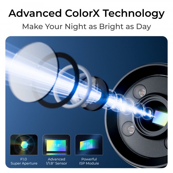 Reolink CX810 PoE-kamera Udendørs 4K ColorX Night Vision