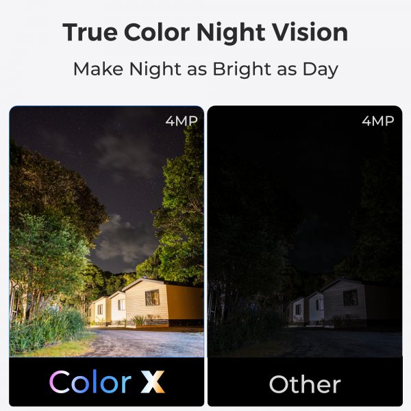 Reolink CX810 PoE-kamera Udendørs 4K ColorX Night Vision
