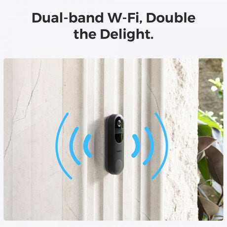 Reolink Video Doorbell Smart Video Dørklokke 2K Wi-Fi Sort