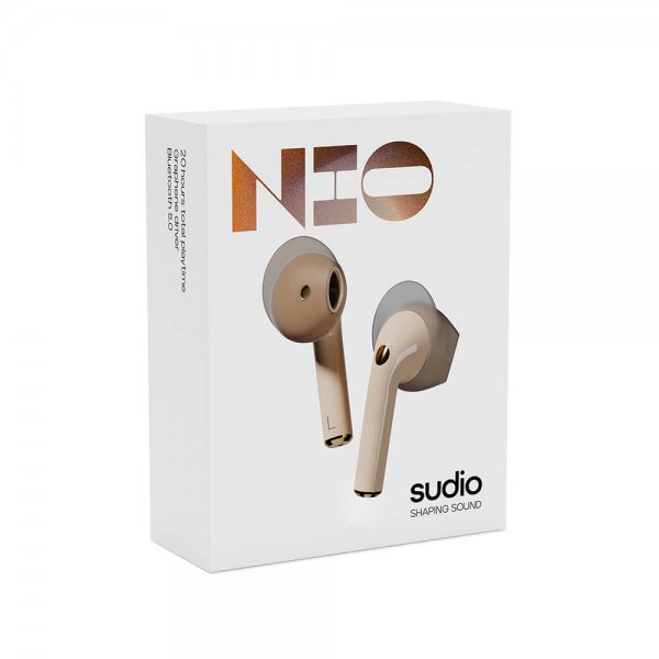 Sudio Hovedtelefoner True Wireless NIO Sand