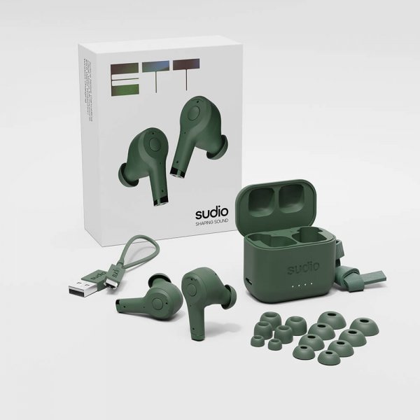 Sudio Høretelefoner Et In-Ear TWS ANC Grøn