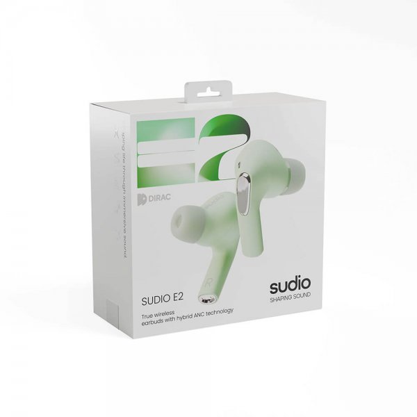 Sudio E2 Trådløse Høretelefoner In-Ear TWS ANC Jade