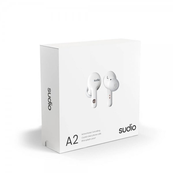 Sudio Hovedtelefoner In-Ear A2 True Wireless ANC Hvid