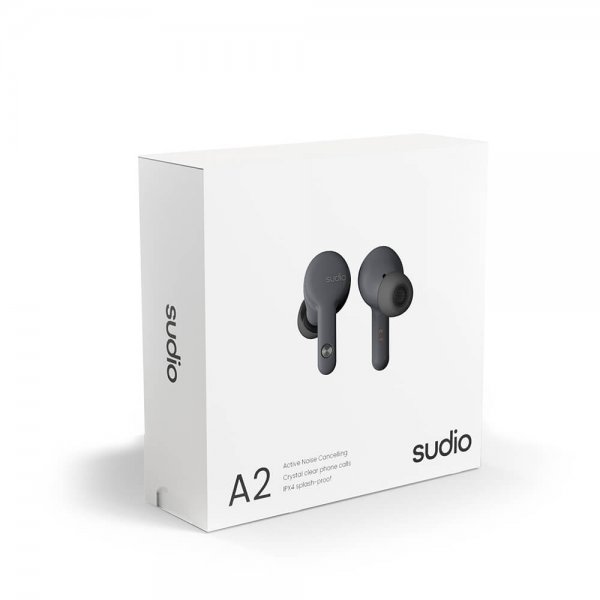 Sudio Høretelefoner In-Ear A2 True Wireless ANC Antracit