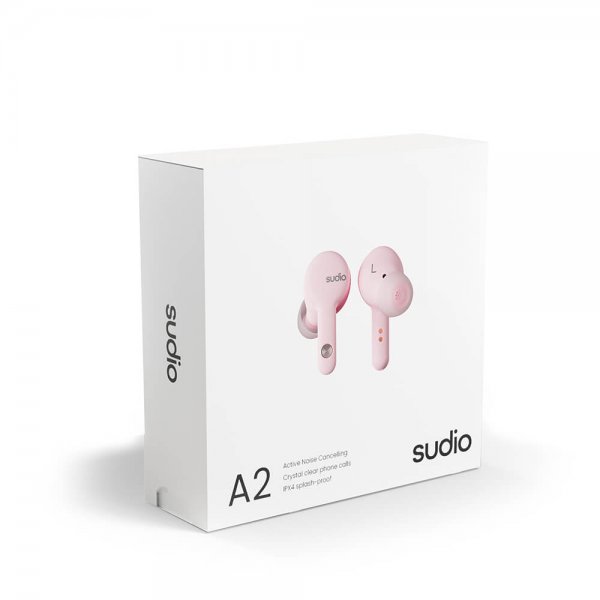 Sudio Hovedtelefoner In-Ear A2 True Wireless ANC Rosa