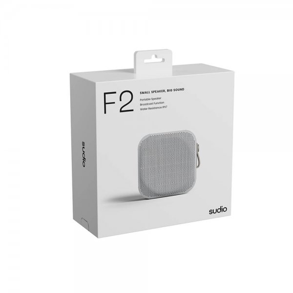 Sudio Trådløs Højttaler F2 20W IPX7 Hvid