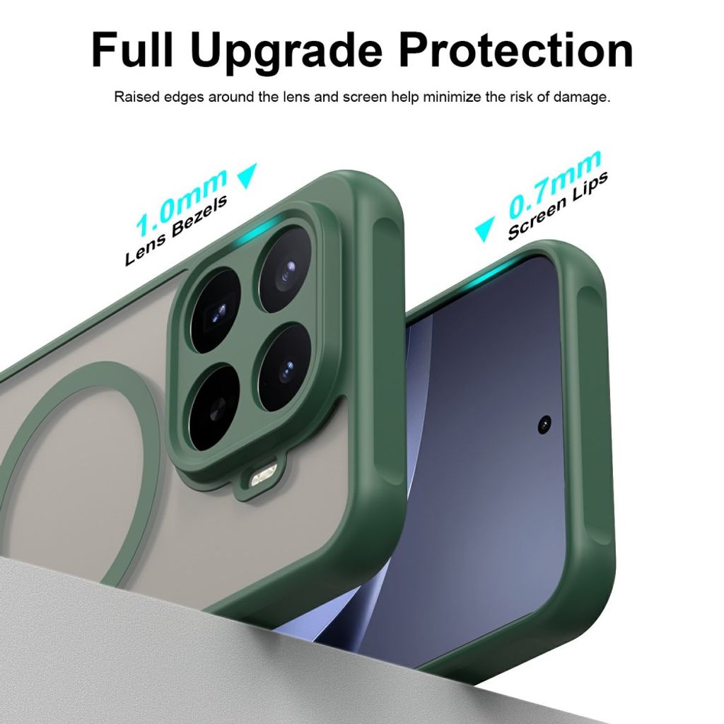 Xiaomi 17T Pro Cover Frostet MagSafe Grøn