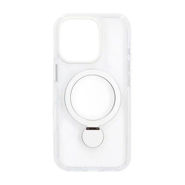 iPhone 16 Pro Cover Ringstativ MagSafe Transparent