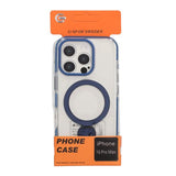 iPhone 16 Pro Max Cover Ringstativ MagSafe Blå