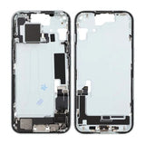 Mellemramme med smådele til iPhone 15 - Blå OEM