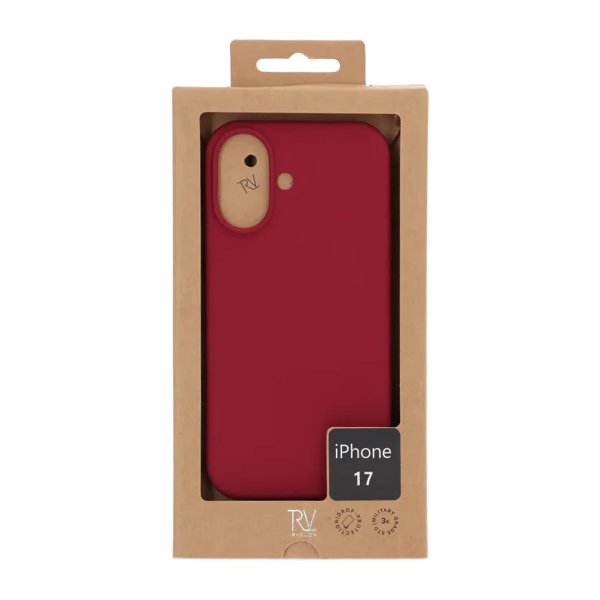 Rvelon iPhone 17 Cover Silikone MagSafe Rød