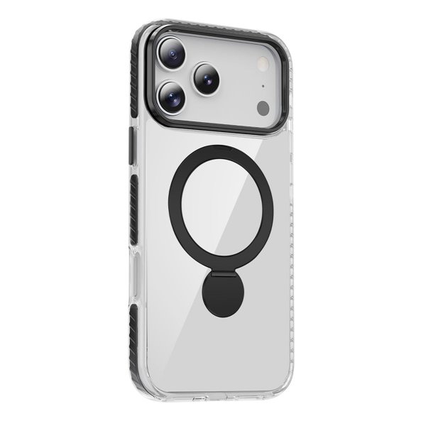 iPhone 17 Pro Max Cover Ringstativ MagSafe Sort