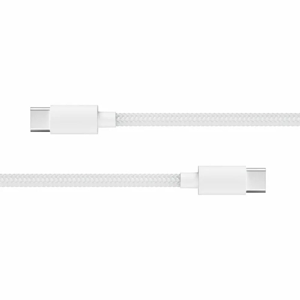 X2O 65W Dual Slim Hjemmeoplader-sæt USB-C/C GaN 1.5m Hvid
