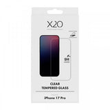 X2O iPhone 17 Pro Skærmbeskytter Hærdet Beskyttelsesglas 9H