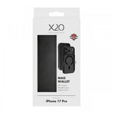 X2O iPhone 17 Pro Etui Mag Wallet Sort