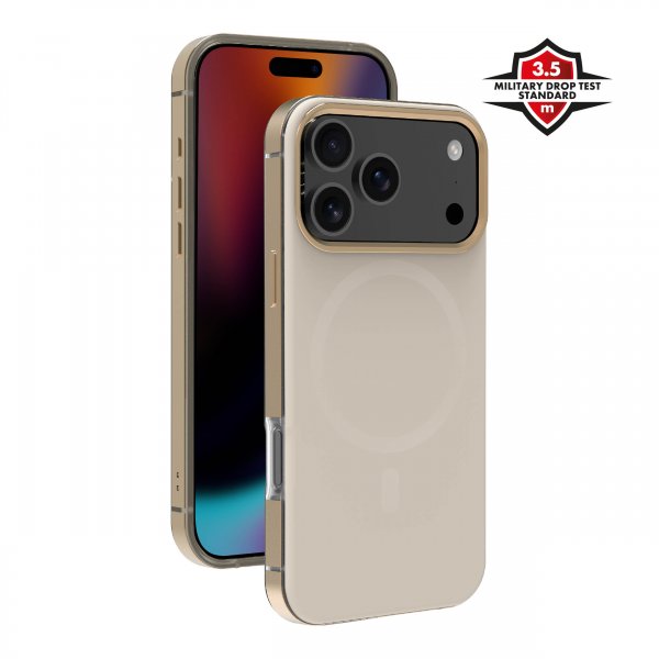 X2O iPhone 17 Pro Cover Mag Metal Guld