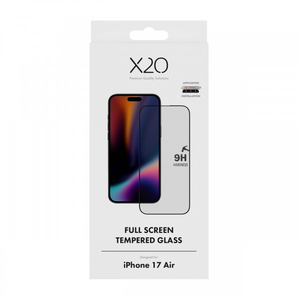 X2O iPhone Air Skærmbeskyttelse Fuld Skærm