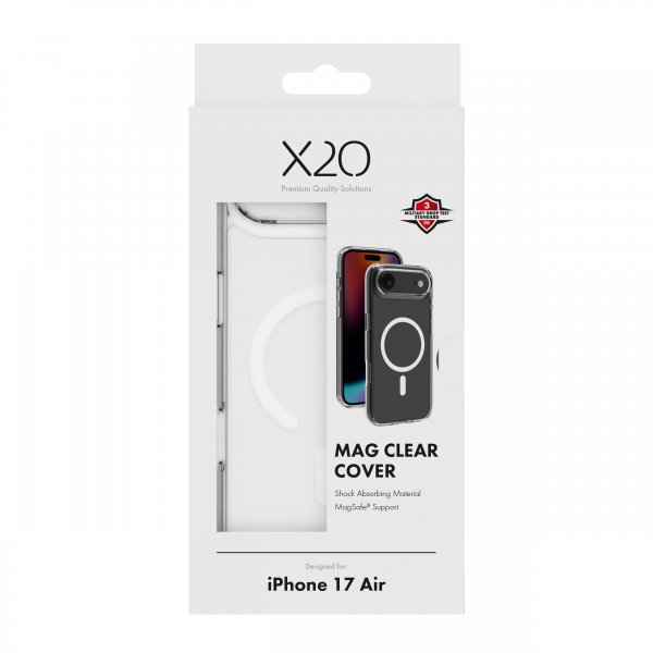 X2O iPhone Air Cover Mag Klar Transparent