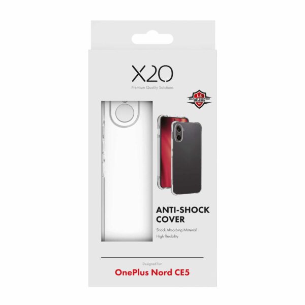 X2O OnePlus Nord CE5 Cover Anti-Stød Transparent
