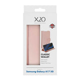 X2O Samsung Galaxy A17 Cover Classic Wallet Rosaguld