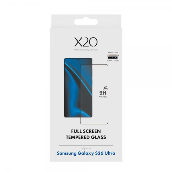 X2O Samsung Galaxy S26 Ultra Skærmbeskyttelse Fuld Skærm