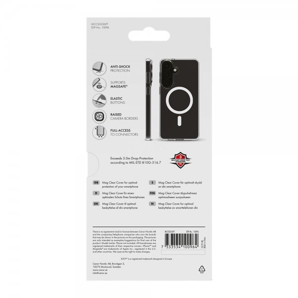 X2O Samsung Galaxy S26 Plus Cover Mag Clear Transparent