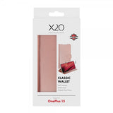 X2O OnePlus 15 Cover Classic Wallet Rosaguld