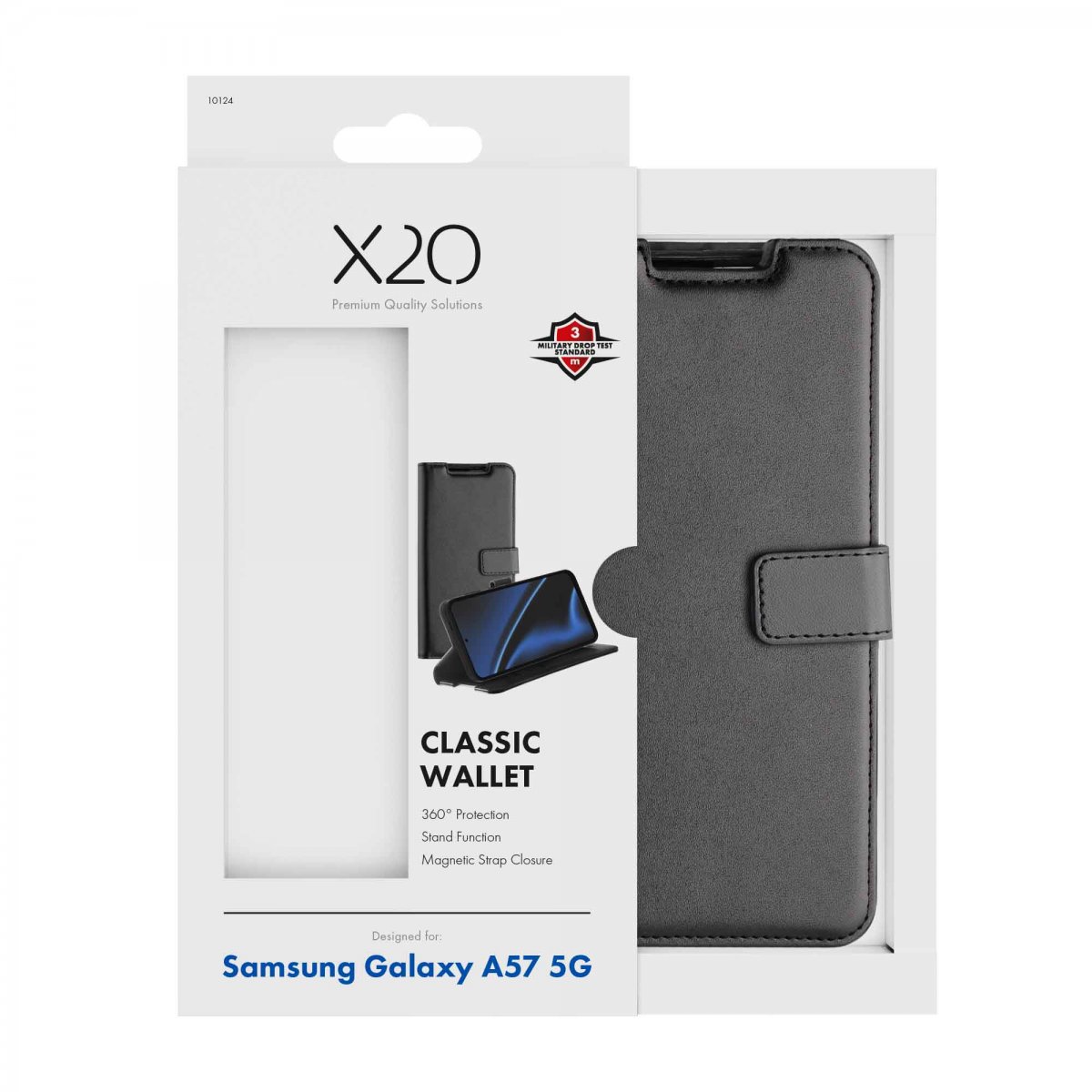 X2O Samsung Galaxy A57 Etui Classic Wallet Sort