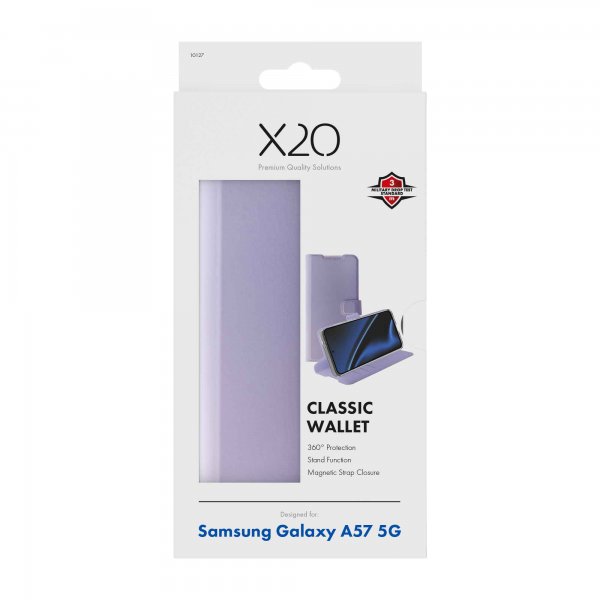 X2O Samsung Galaxy A57 Etui Classic Wallet Lavender